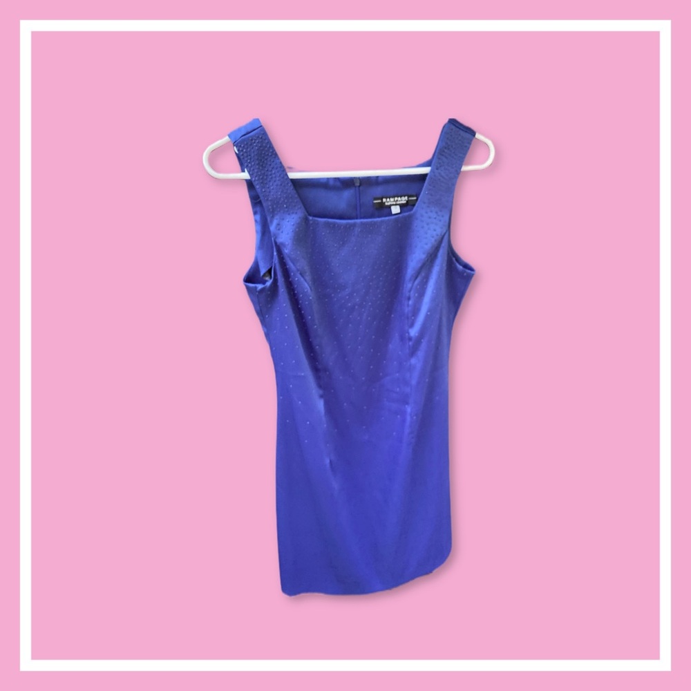 Retro Rampage Blue Beaded Dress